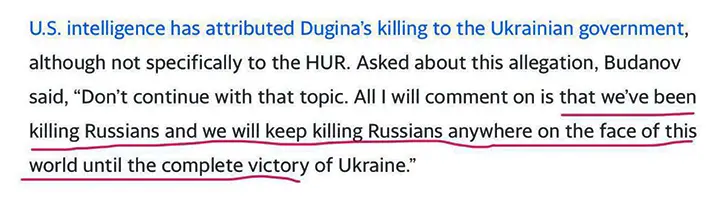 буданов обещает убивать русских